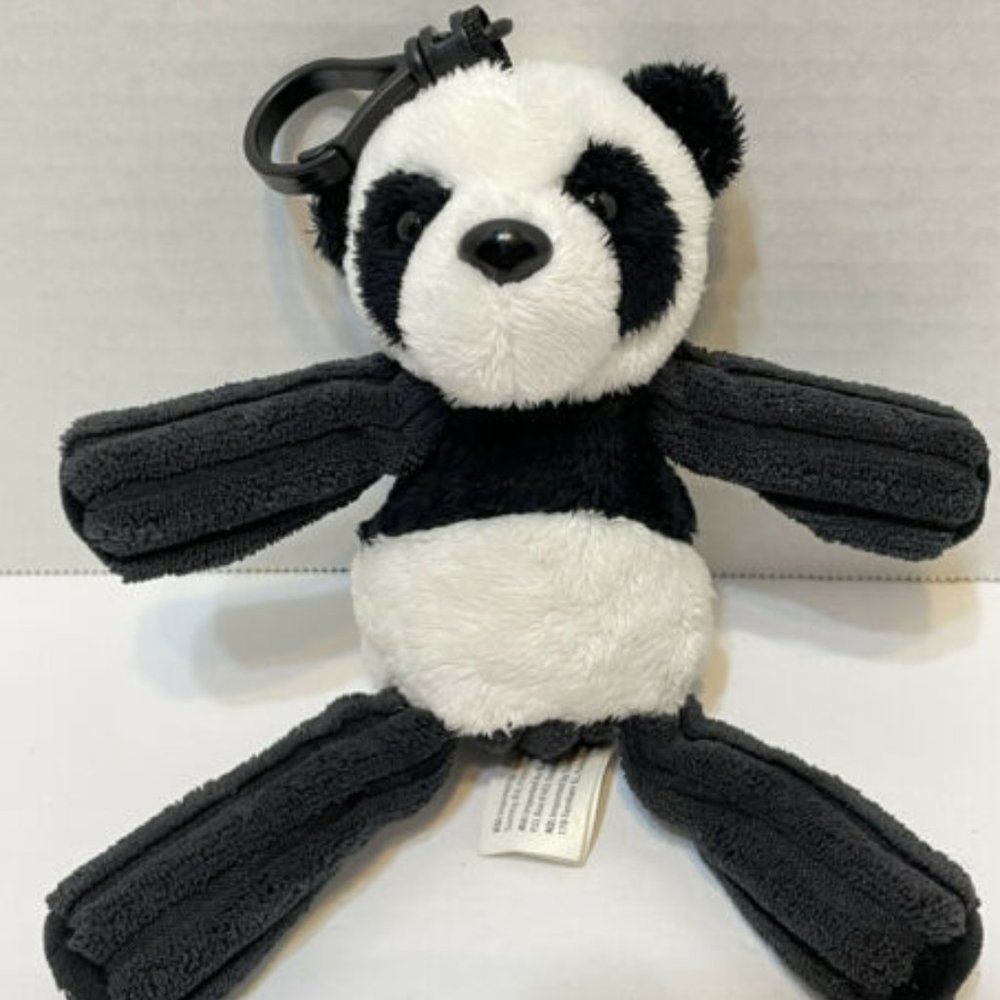 Scentsy Buddy Black and White Panda Bear with Clip Scented 7 inch